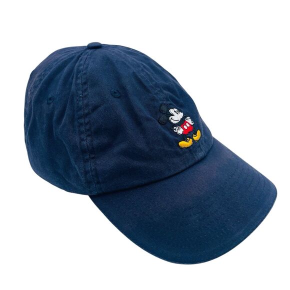 Official Disney Mickey Mouse Embroidered Blue Strap Back Hat Cap - Picture 2 of 7